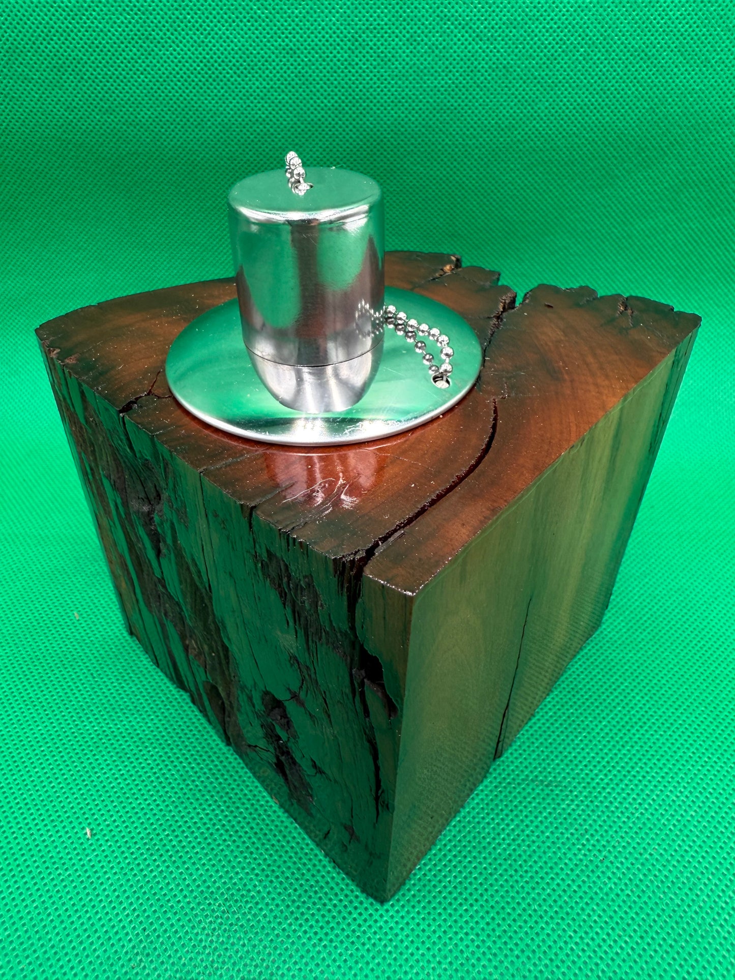 Recycled Wooden Oil Burner Small 27