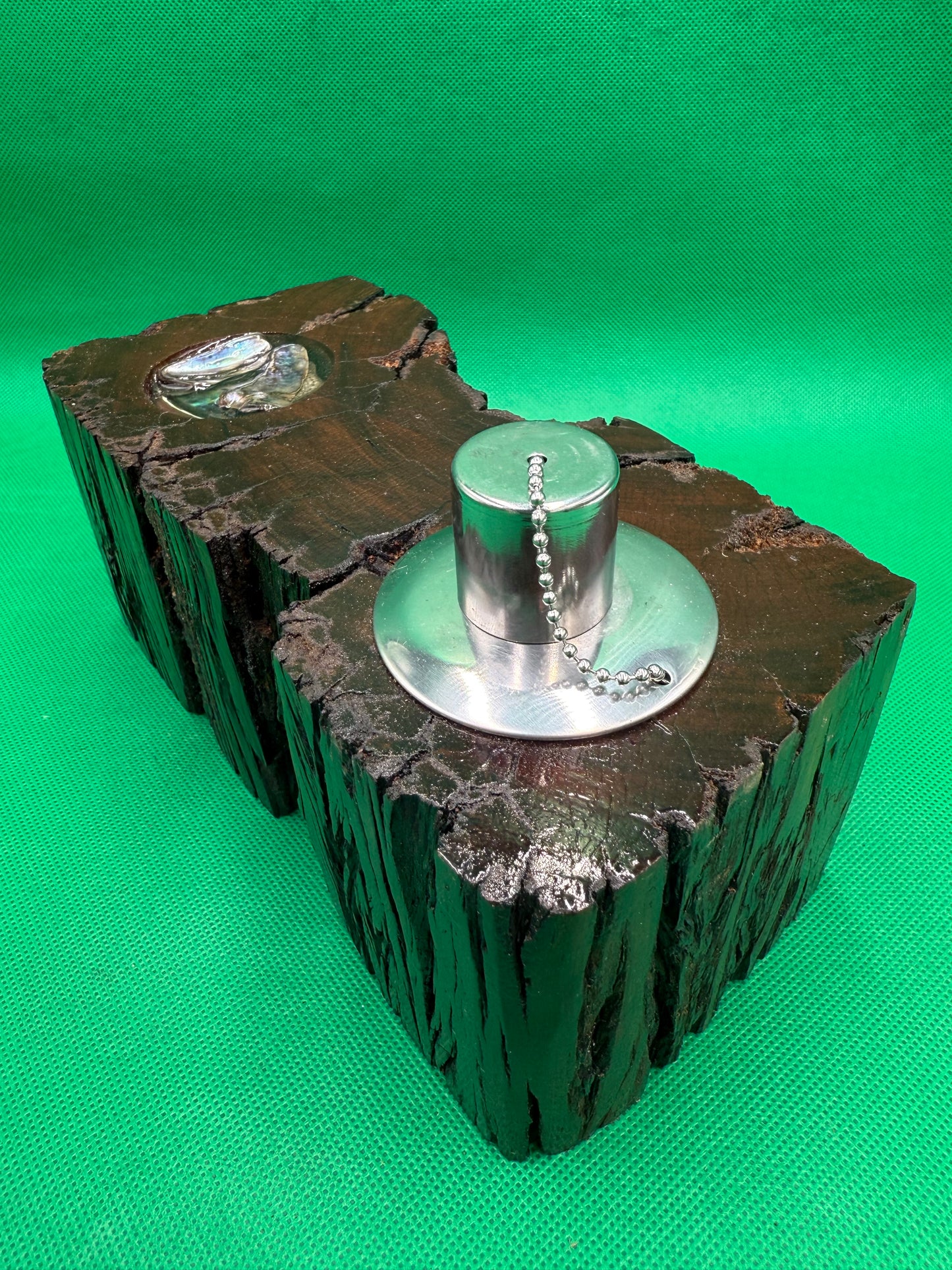 Recycled Wooden Oil Burner Large 81