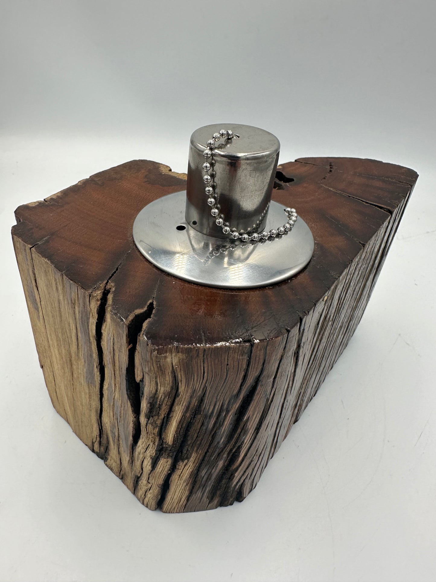 Recycled Wooden Oil Burner Medium 87