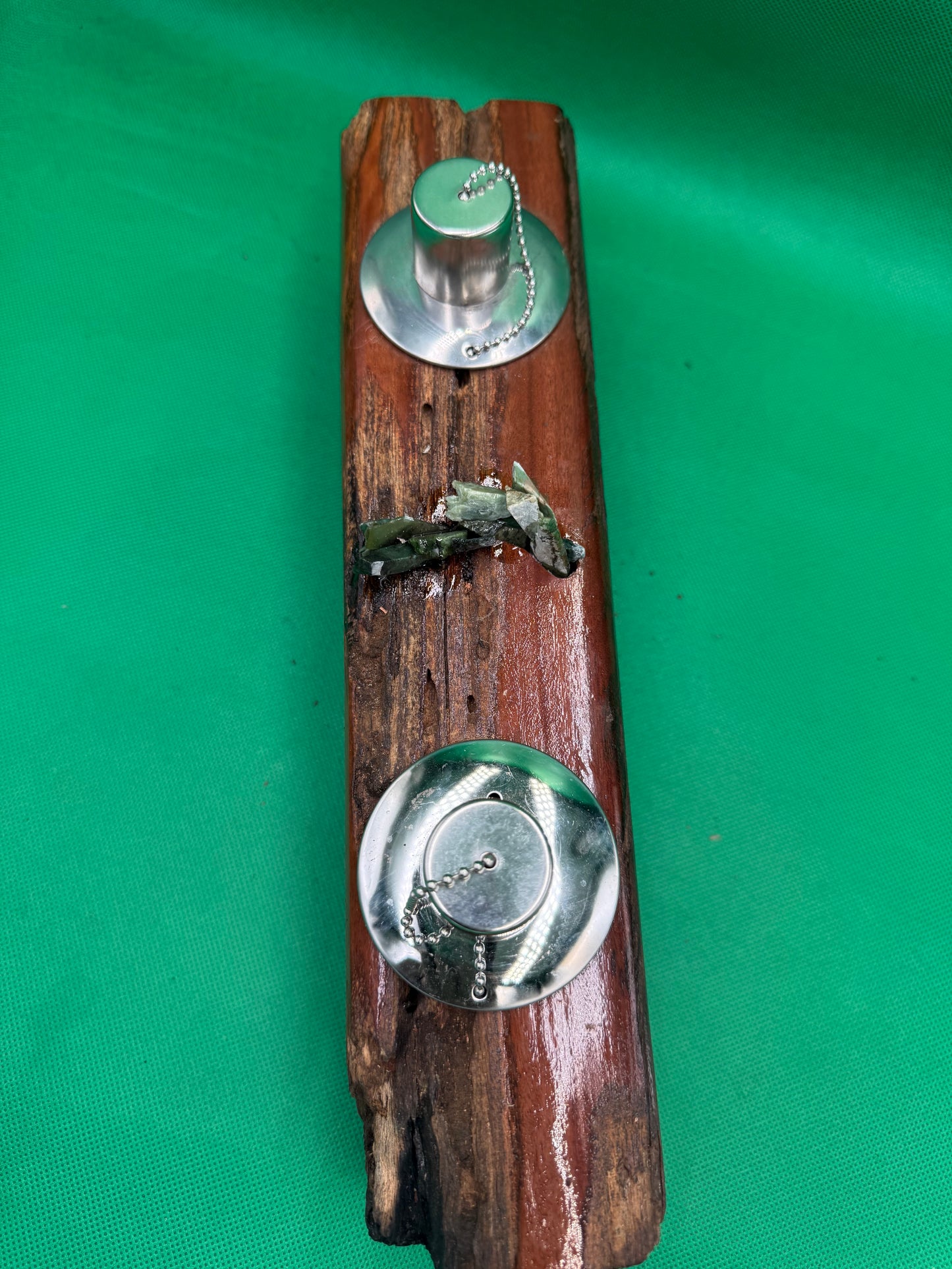 Log Recycled Wooden Oil Burner 75