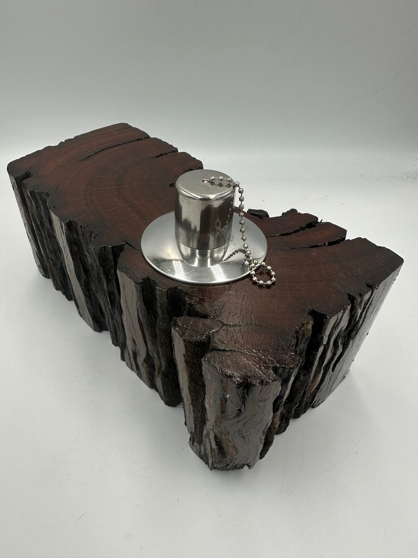 Recycled Wooden Oil Burner Large 15