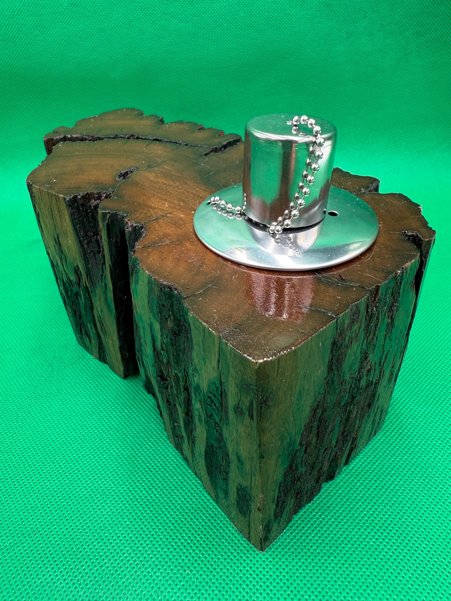 Recycled Wooden Oil Burner Large 29