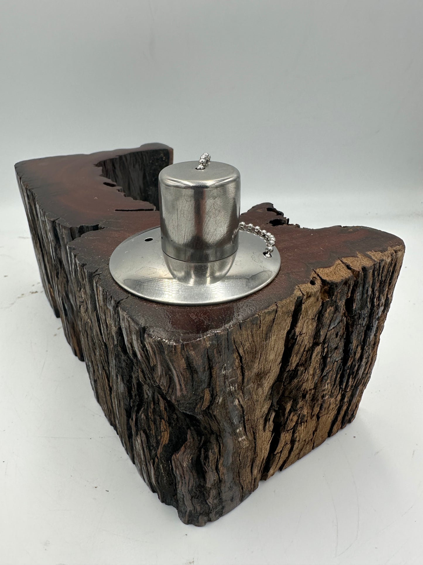 Recycled Wooden Oil Burner Large 12