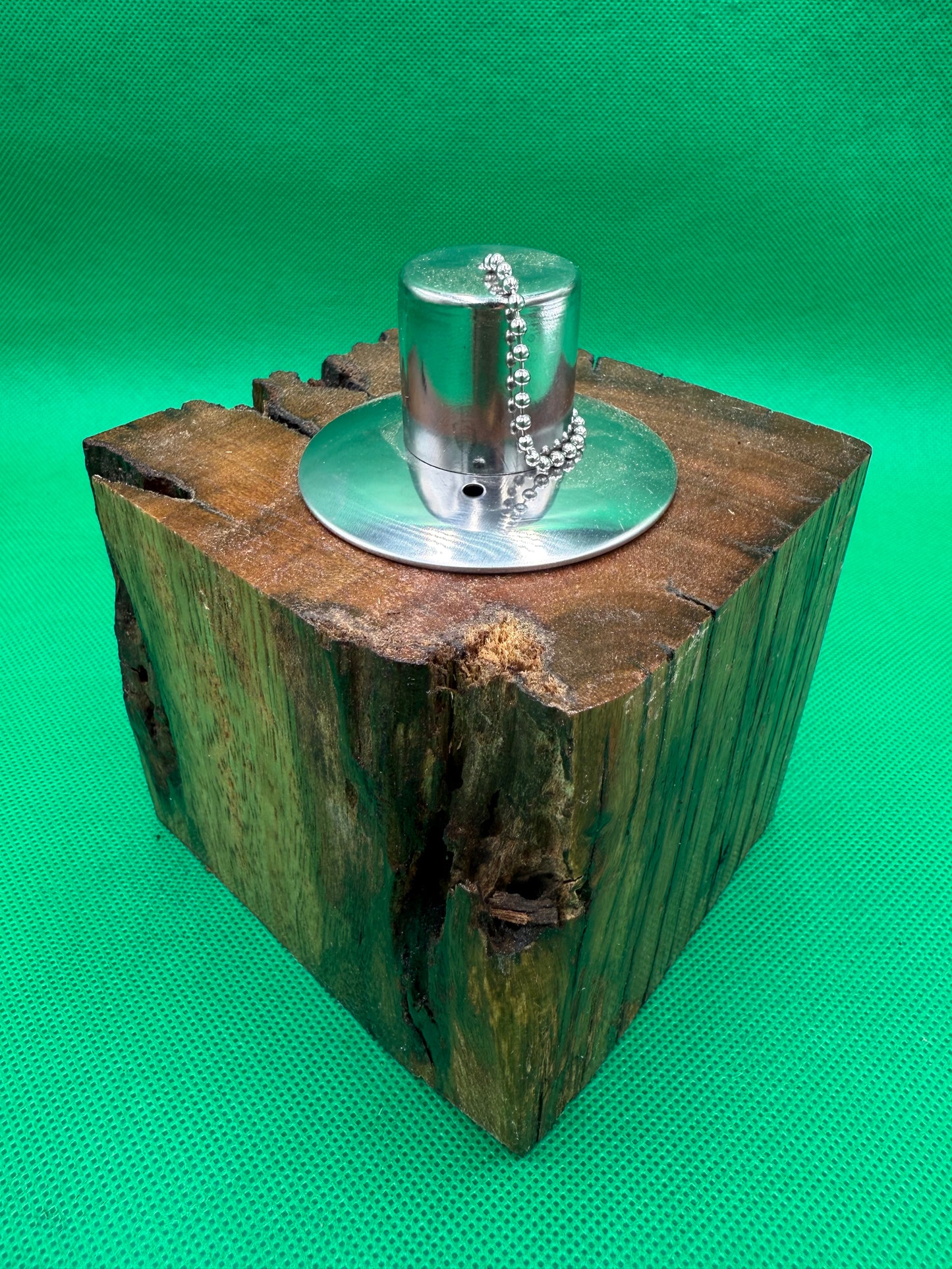 Recycled Wooden Oil Burner Small 67