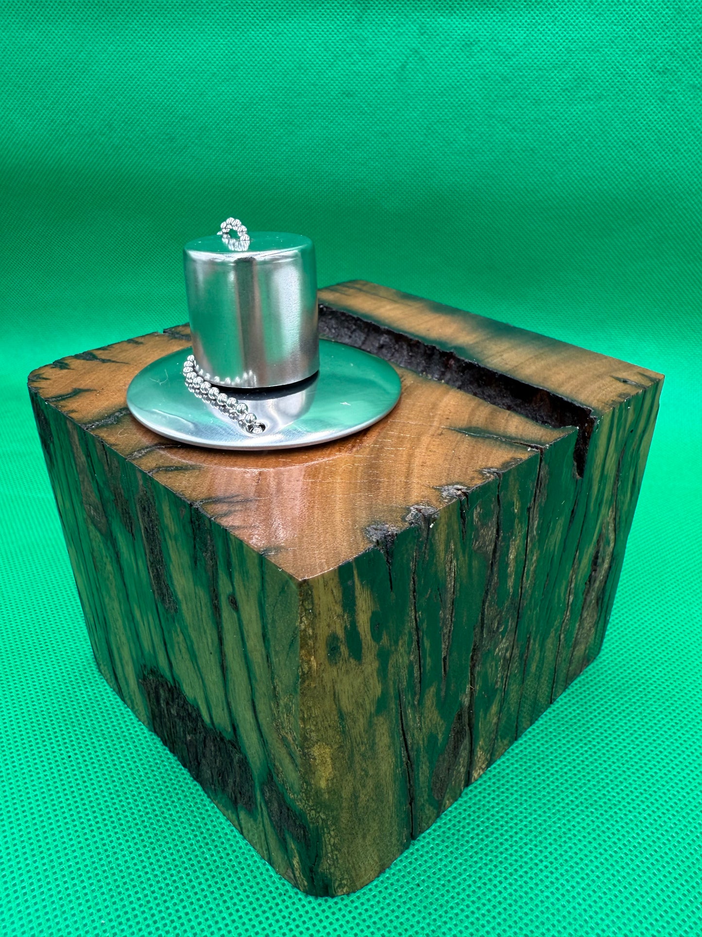 Recycled Wooden Oil Burner Small 33