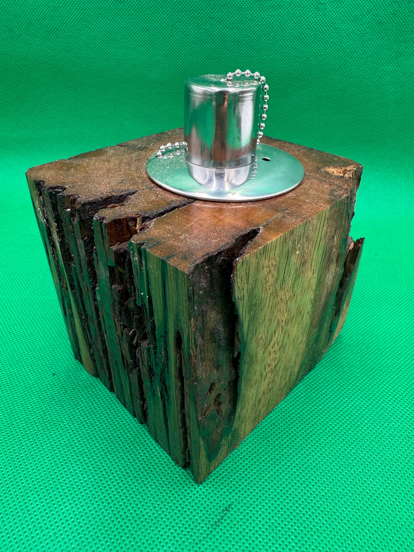 Recycled Wooden Oil Burner Small 67