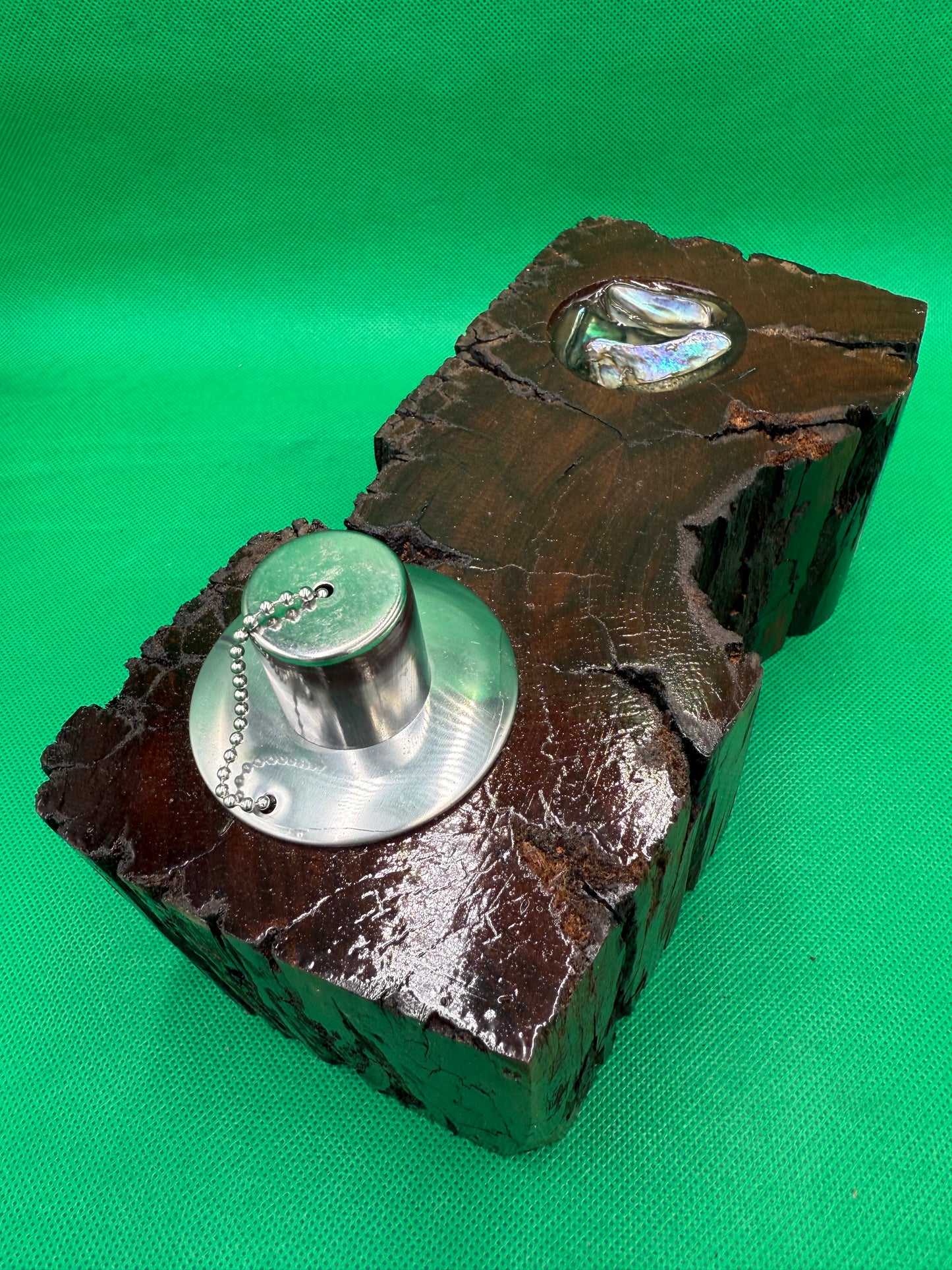 Recycled Wooden Oil Burner Large 81