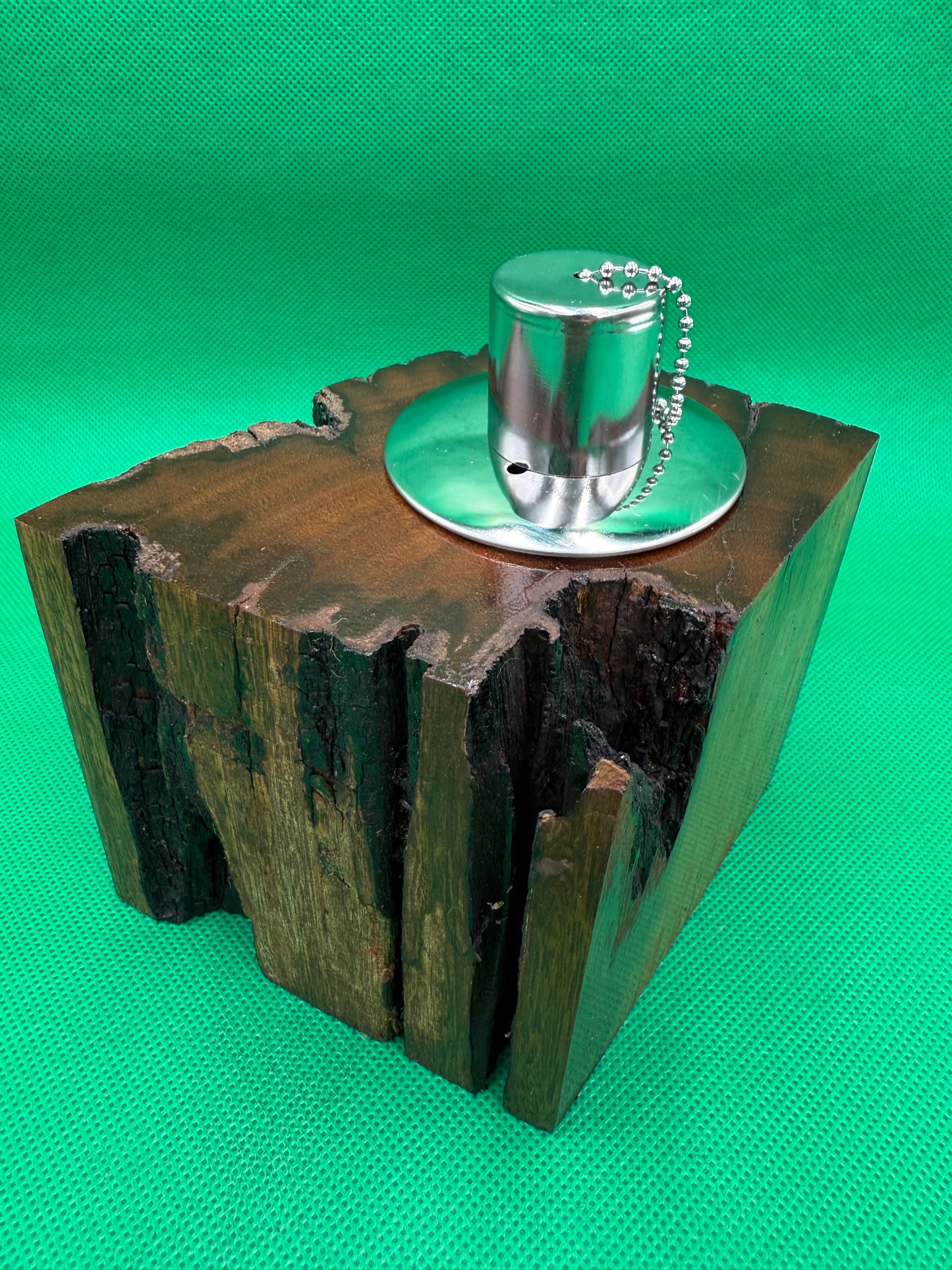 Recycled Wooden Oil Burner Small 41