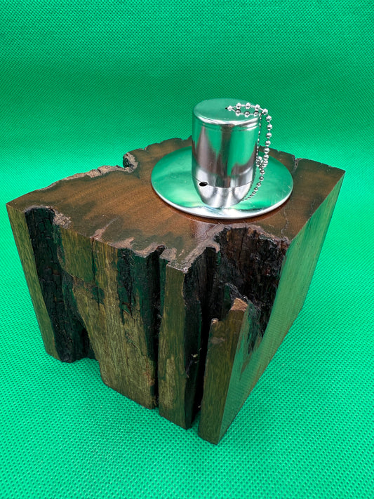 Recycled Wooden Oil Burner Small 41