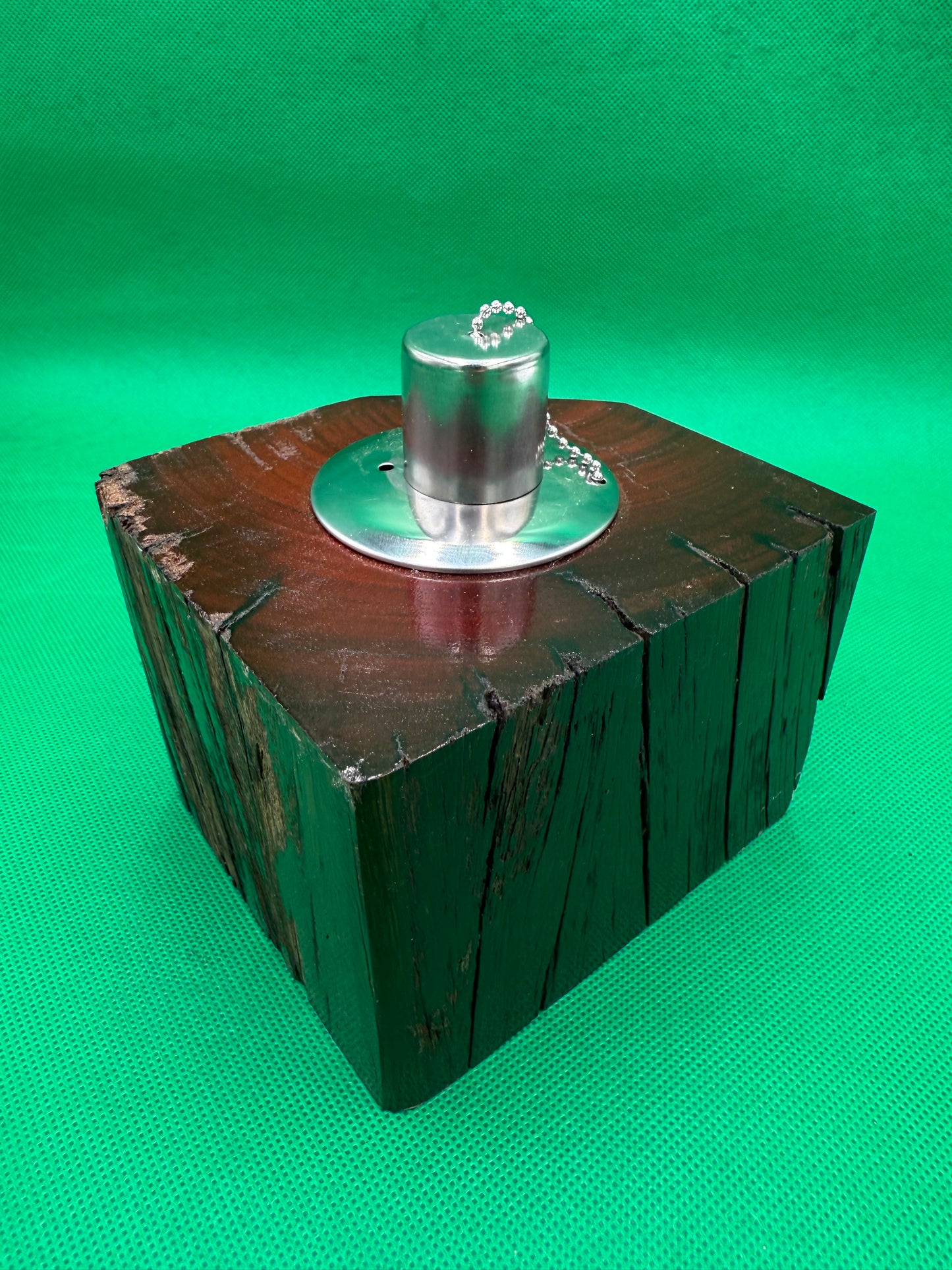 Recycled Wooden Oil Burner Small 110