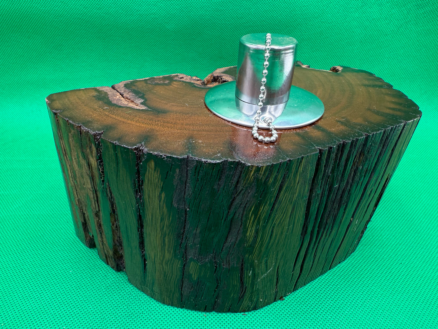 Recycled Wooden Oil Burner Large 19