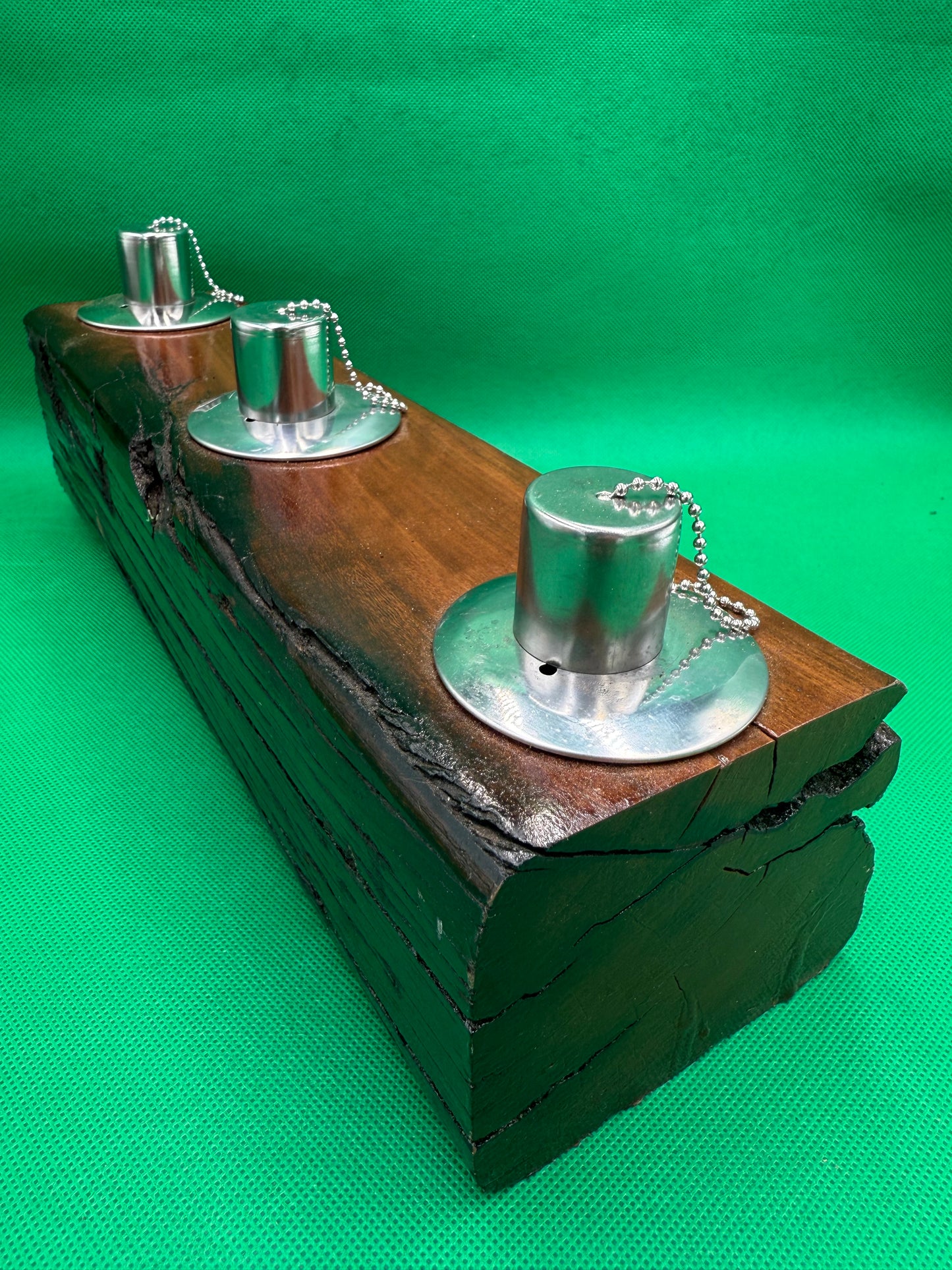 Recycled Wooden Oil Burner Log 109