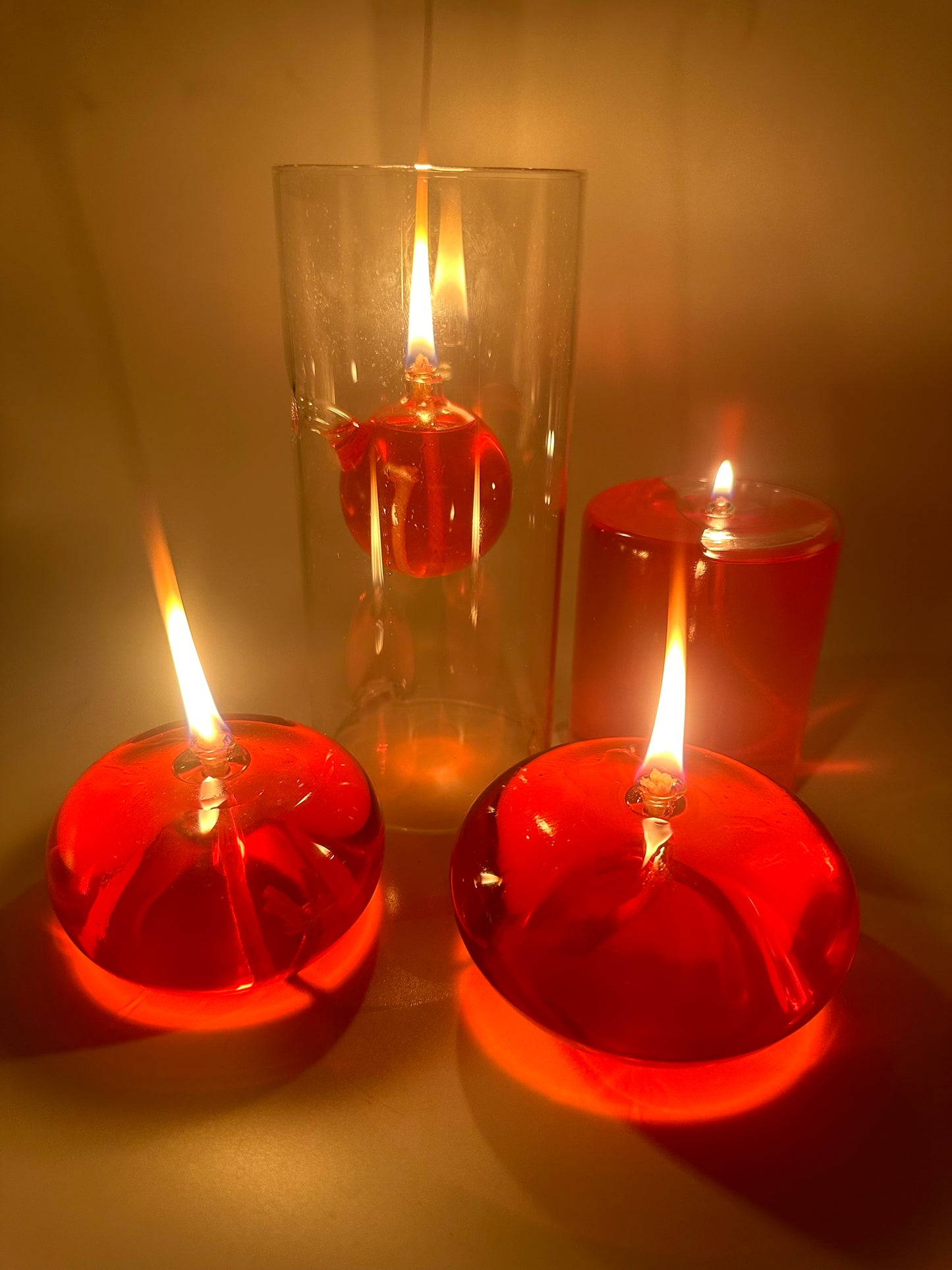 Glass Floating Ball Oil Burner
