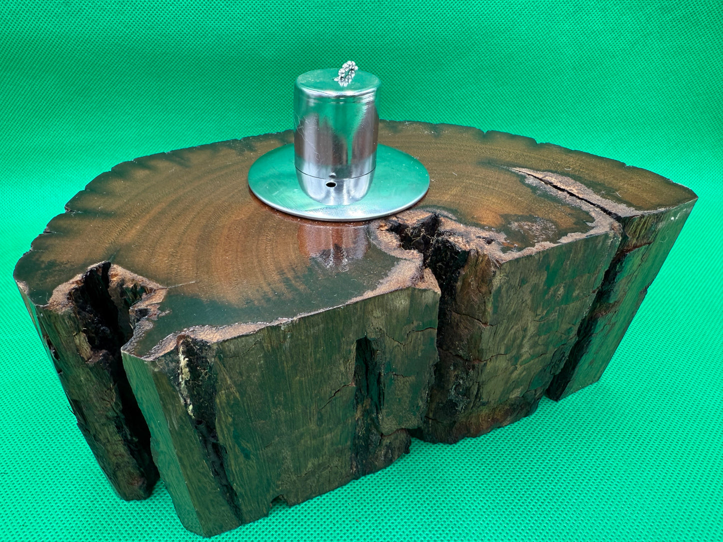 Recycled Wooden Oil Burner Large 19