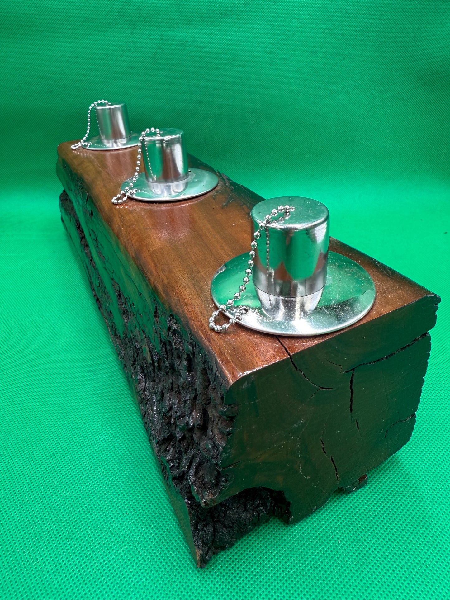 Recycled Wooden Oil Burner Log 109