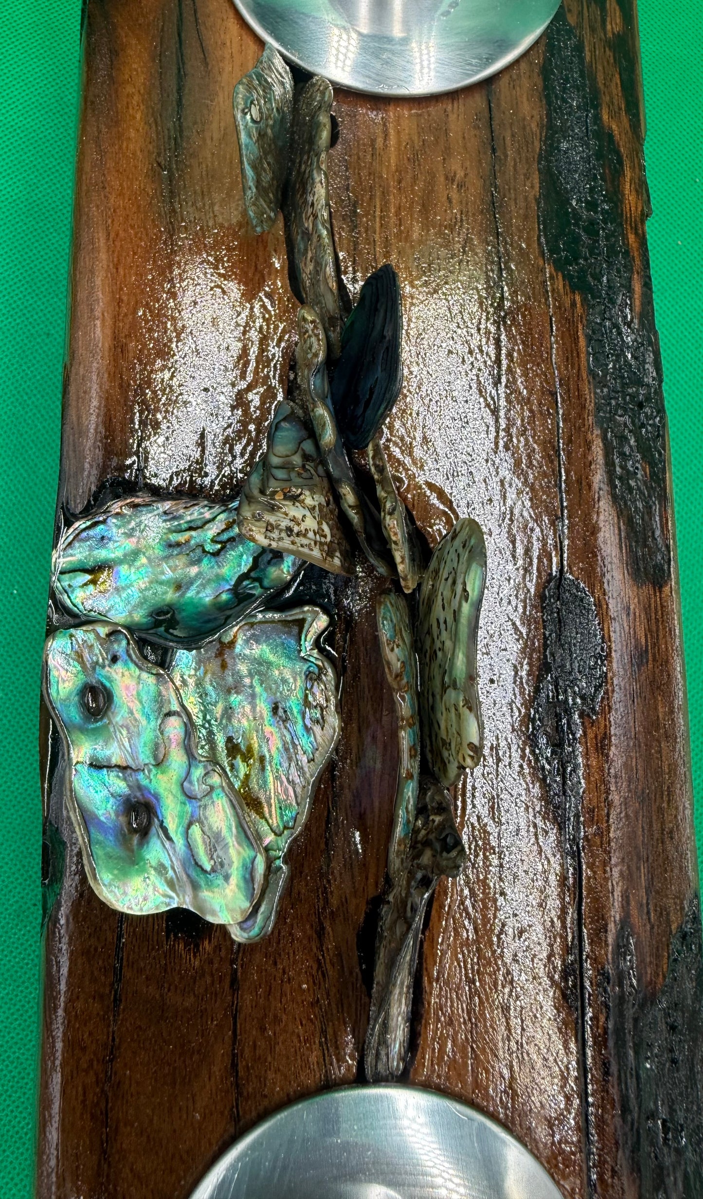 Log Recycled Wooden Oil Burner 11