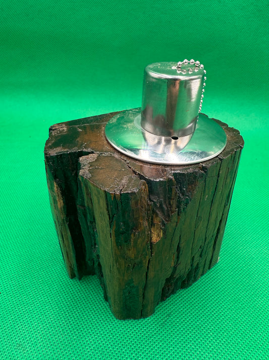 Recycled Wooden Oil Burner Small 9