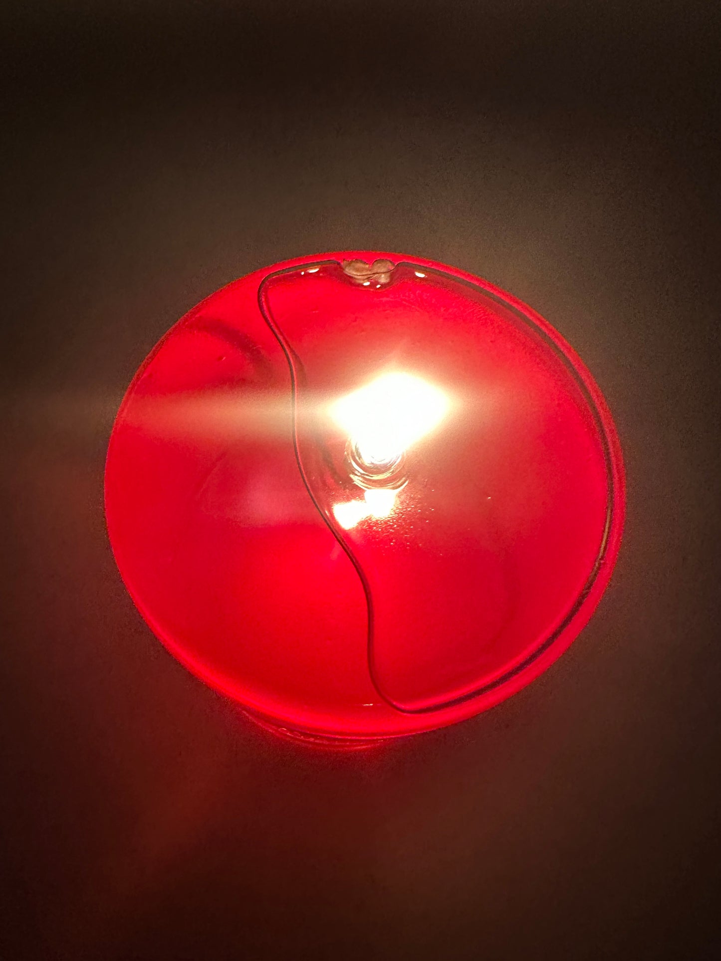 Cylindrical Glass Oil Burner
