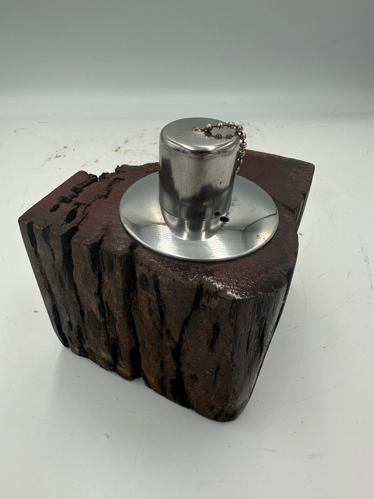 Recycled Wooden Oil Burner Small 91