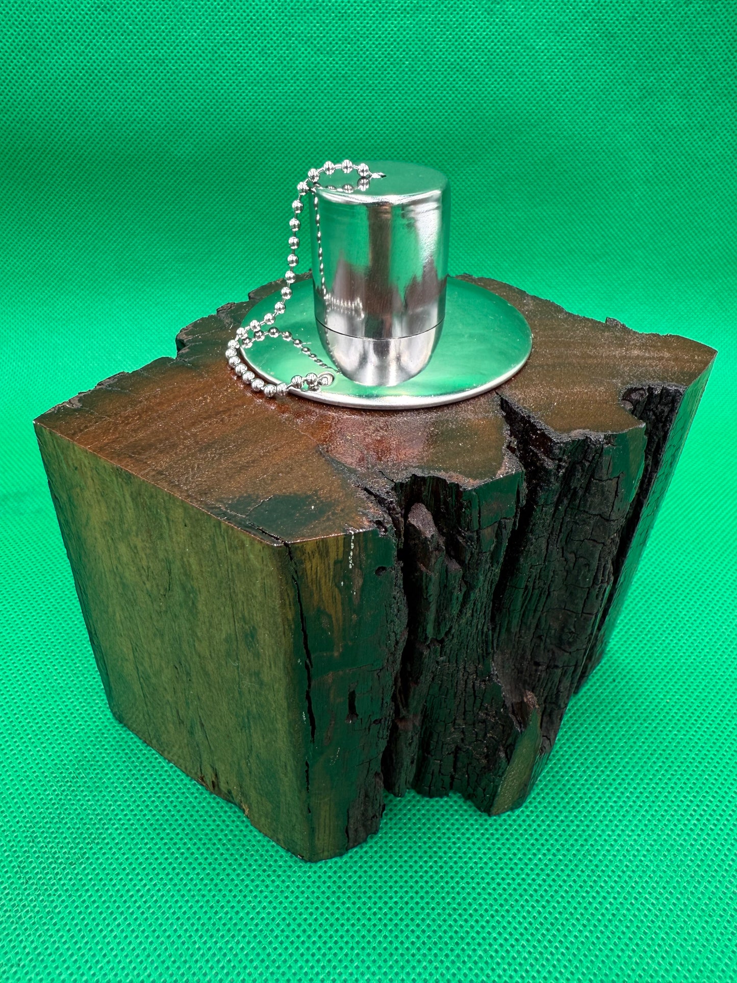 Recycled Wooden Oil Burner Small 10