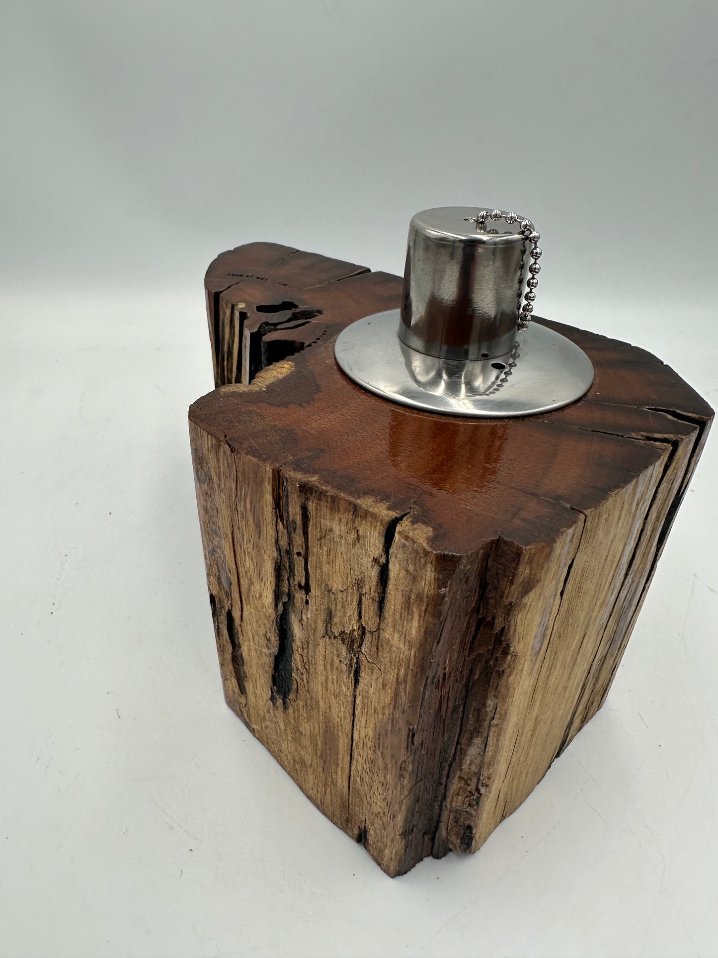 Recycled Wooden Oil Burner Medium 87