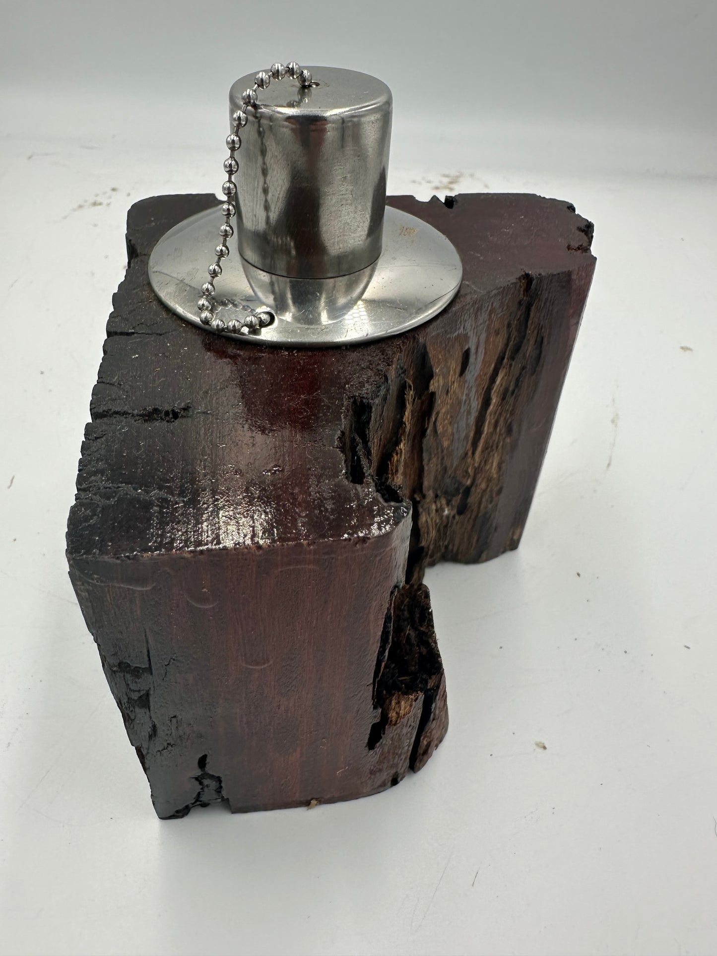 Recycled Wooden Oil Burner Small 64