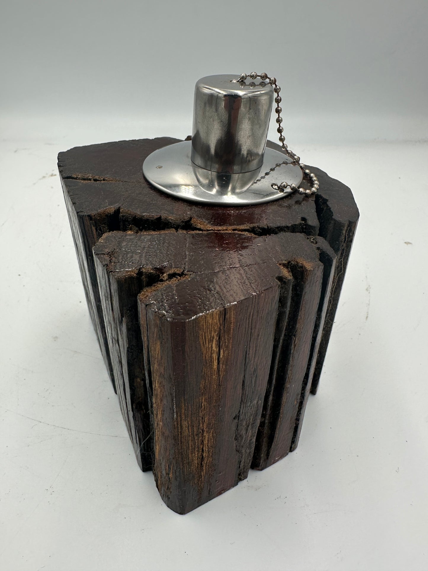 Recycled Wooden Oil Burner Small 84