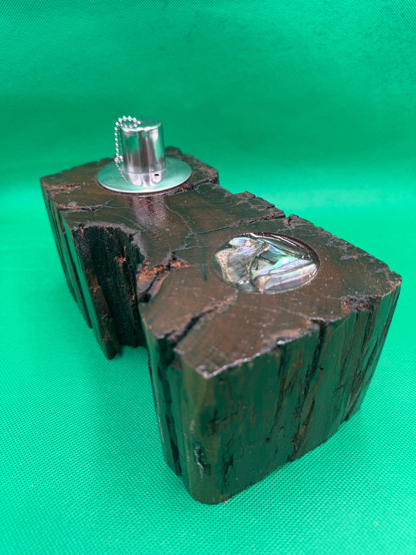 Recycled Wooden Oil Burner Large 81