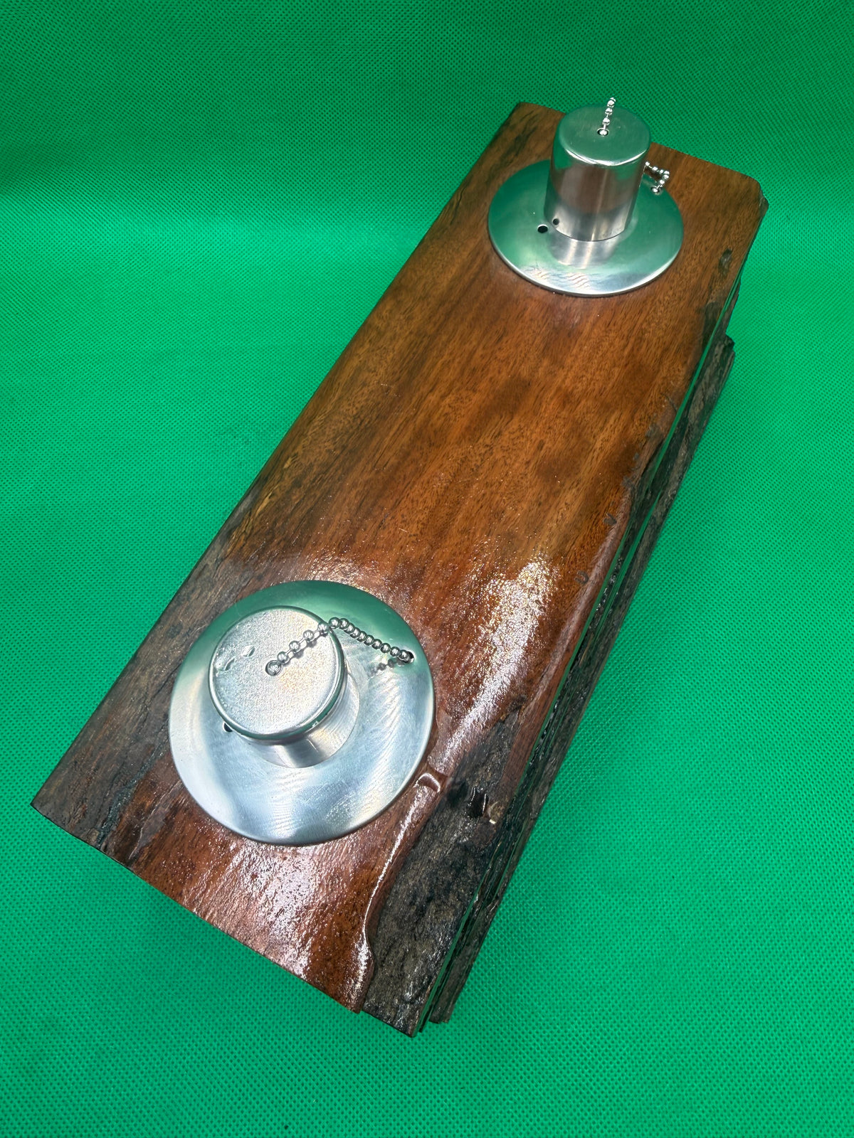 Log Recycled Wooden Oil Burner 111
