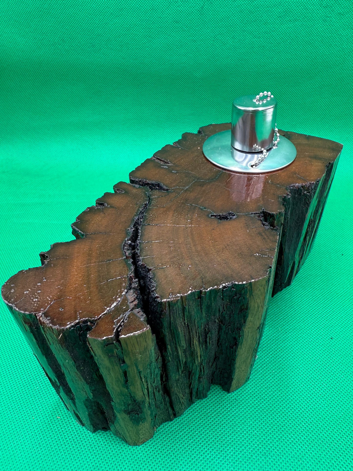 Recycled Wooden Oil Burner Large 29