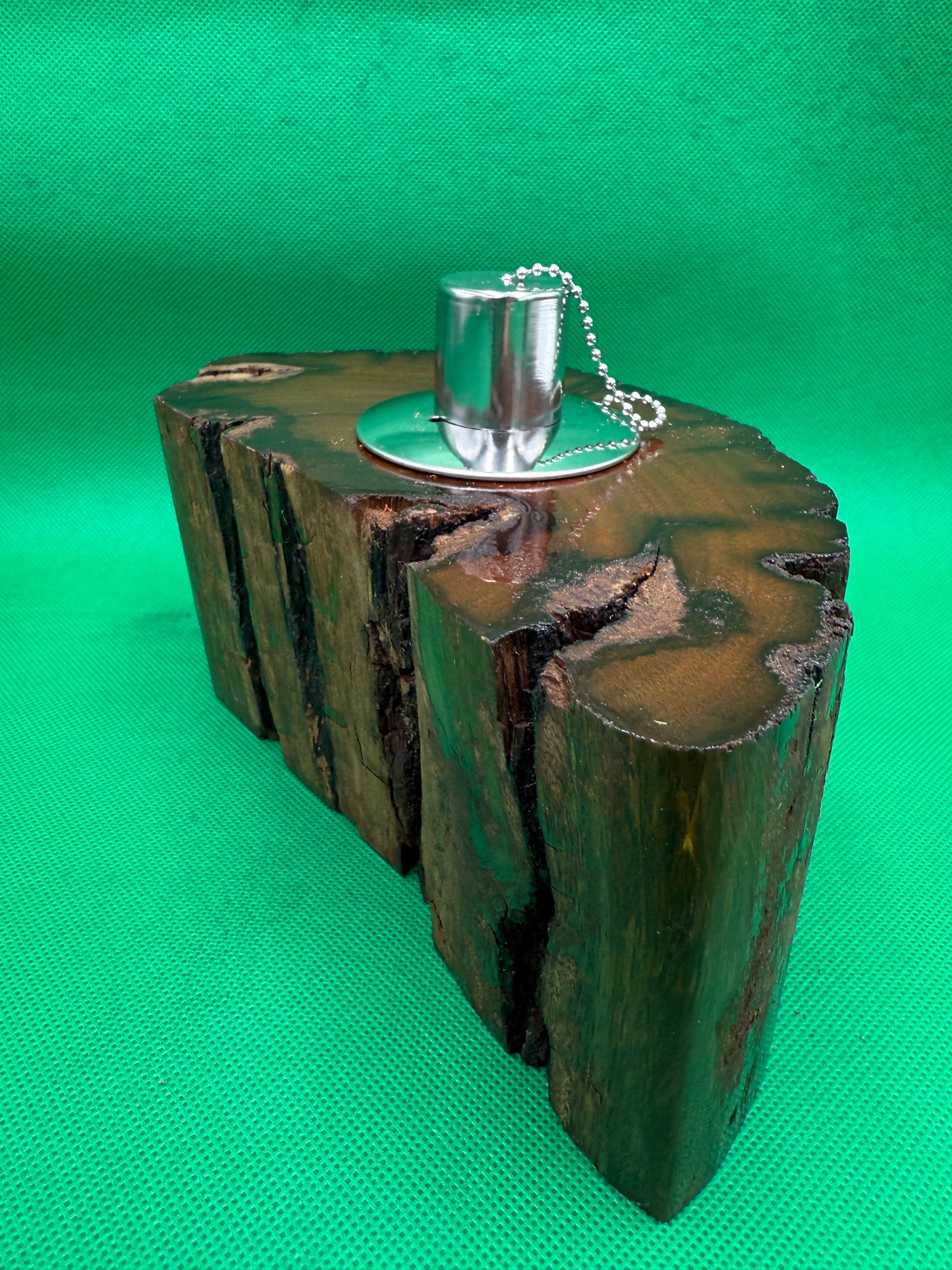 Recycled Wooden Oil Burner Large 58
