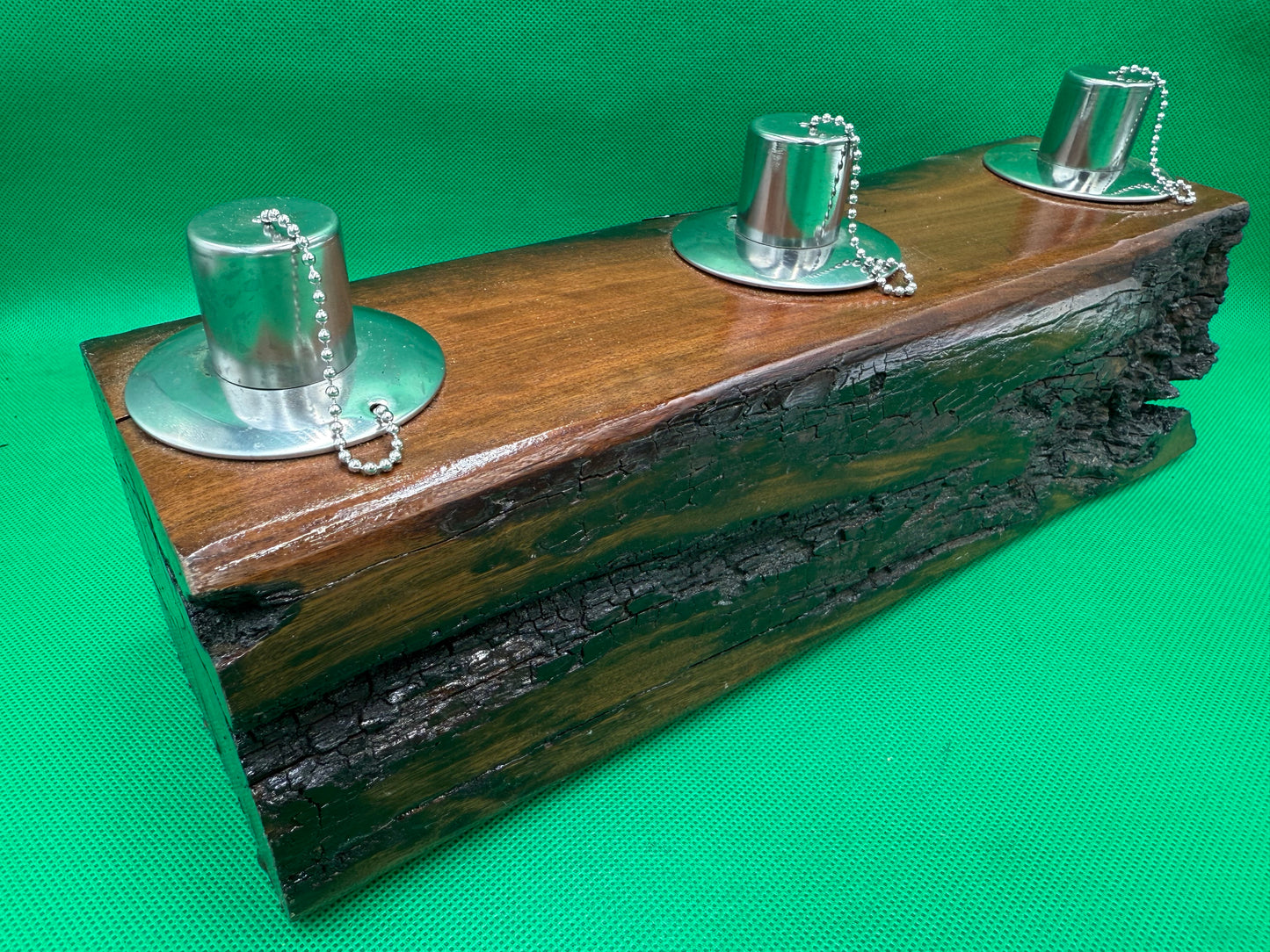 Recycled Wooden Oil Burner Log 109