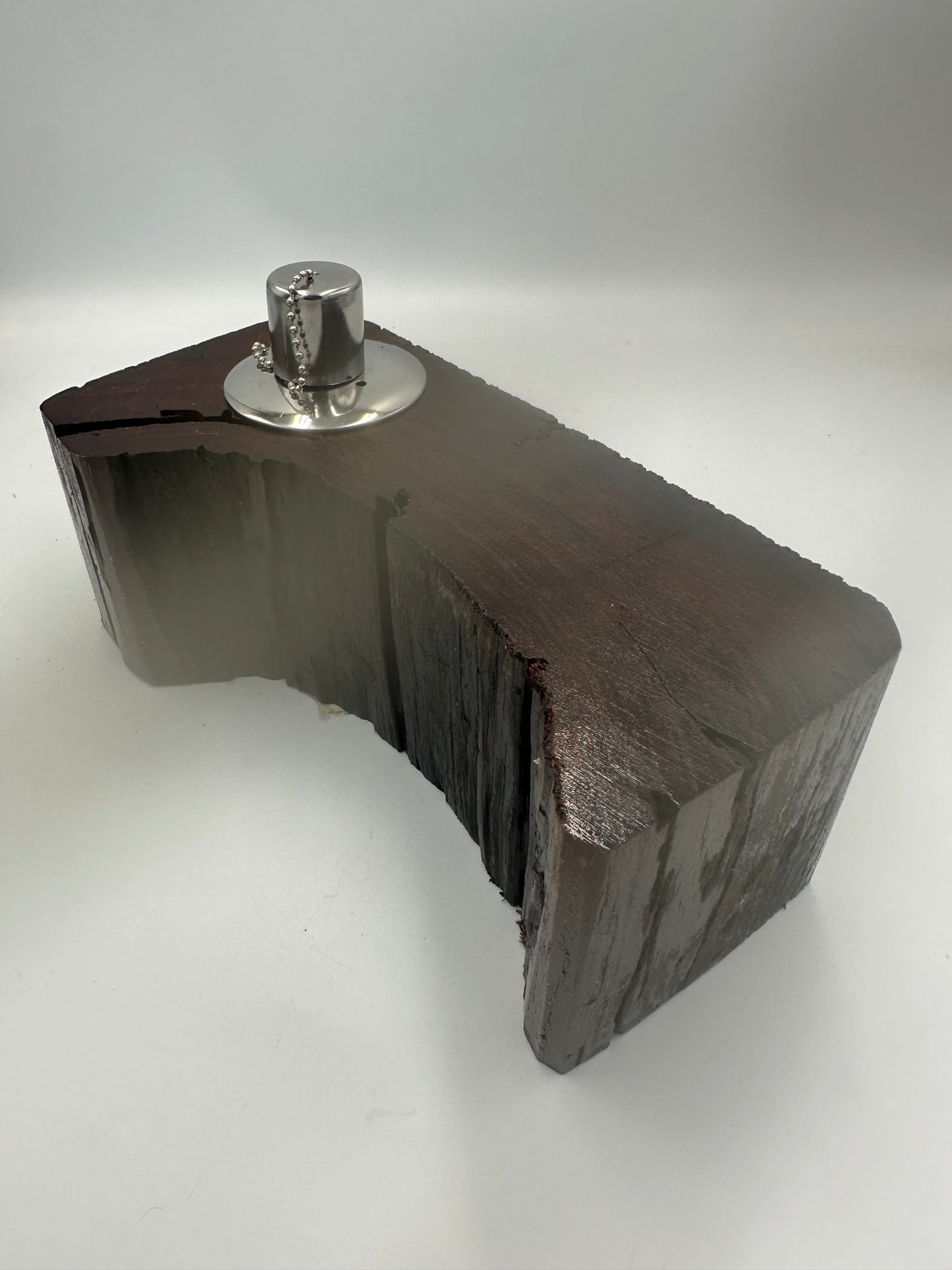 Recycled Wooden Oil Burner Large 37