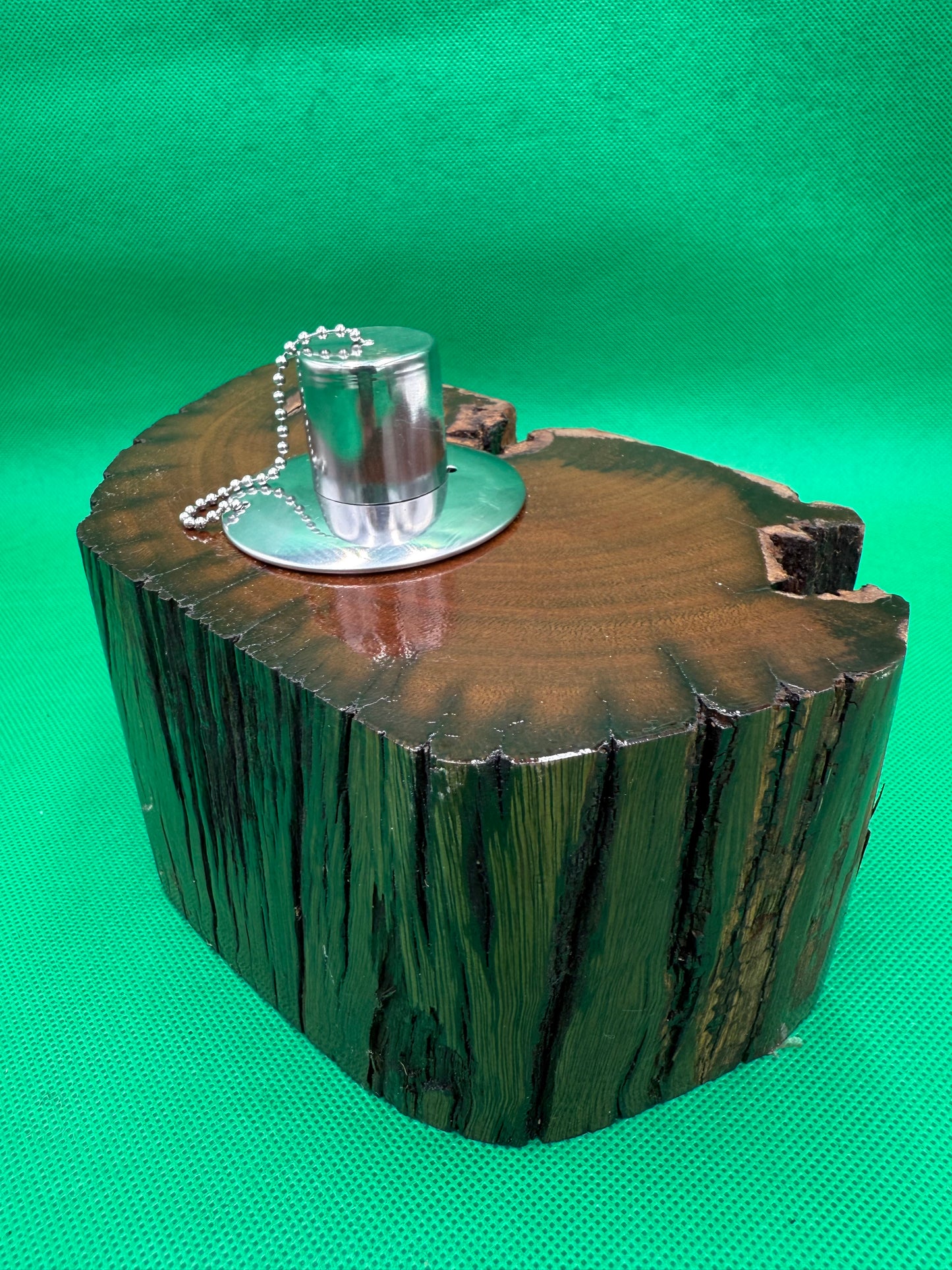 Recycled Wooden Oil Burner Large 19