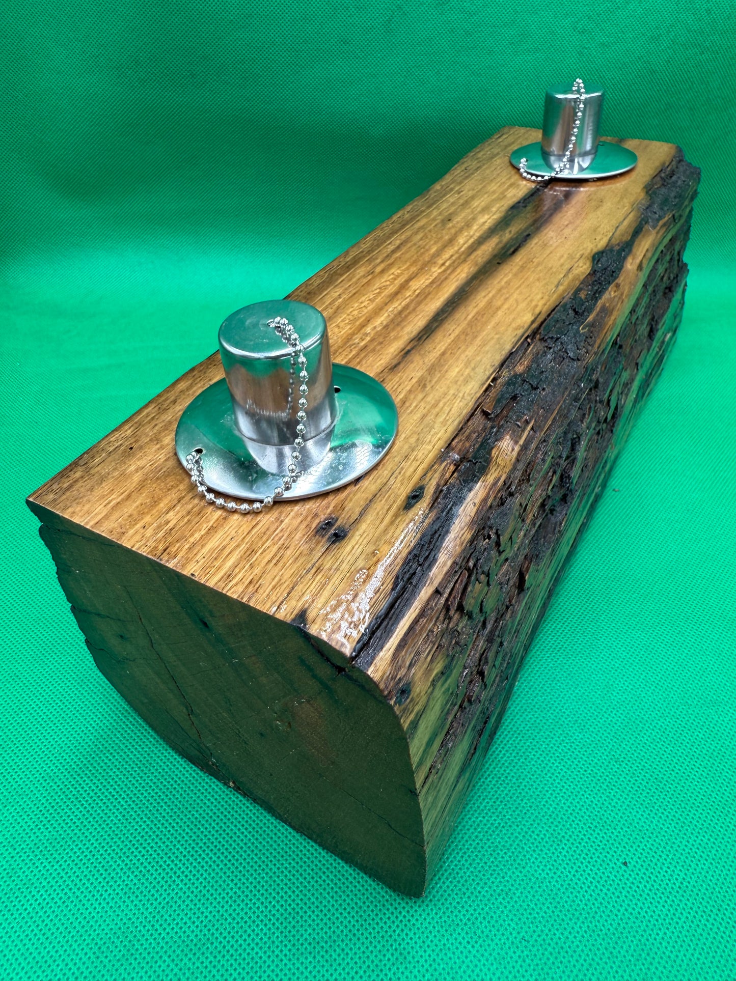Log Recycled Wooden Oil Burner 18