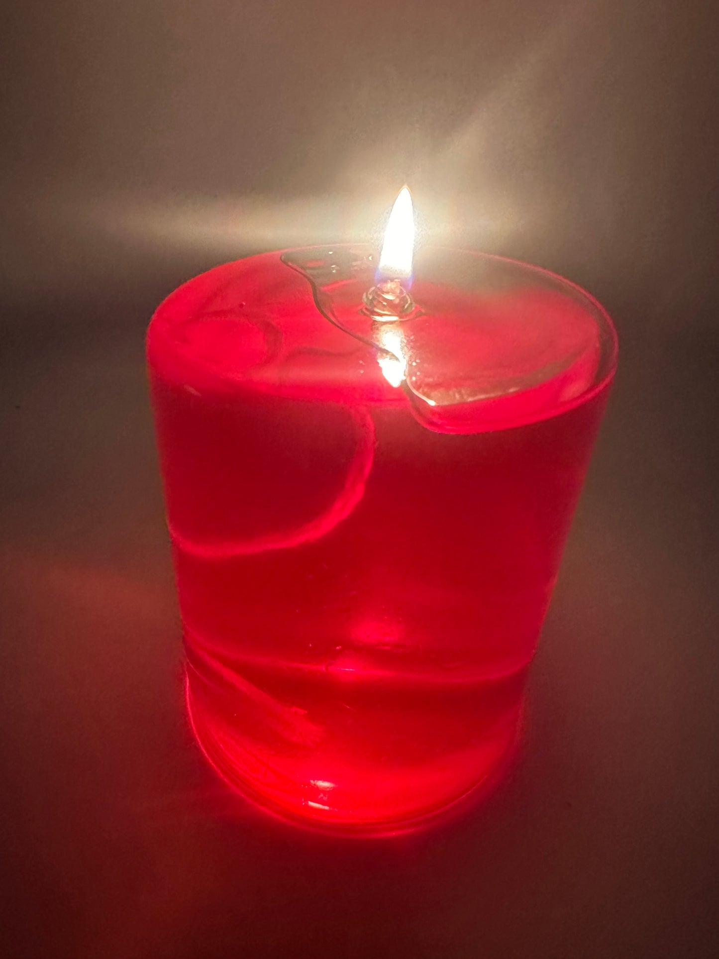 Cylindrical Glass Oil Burner