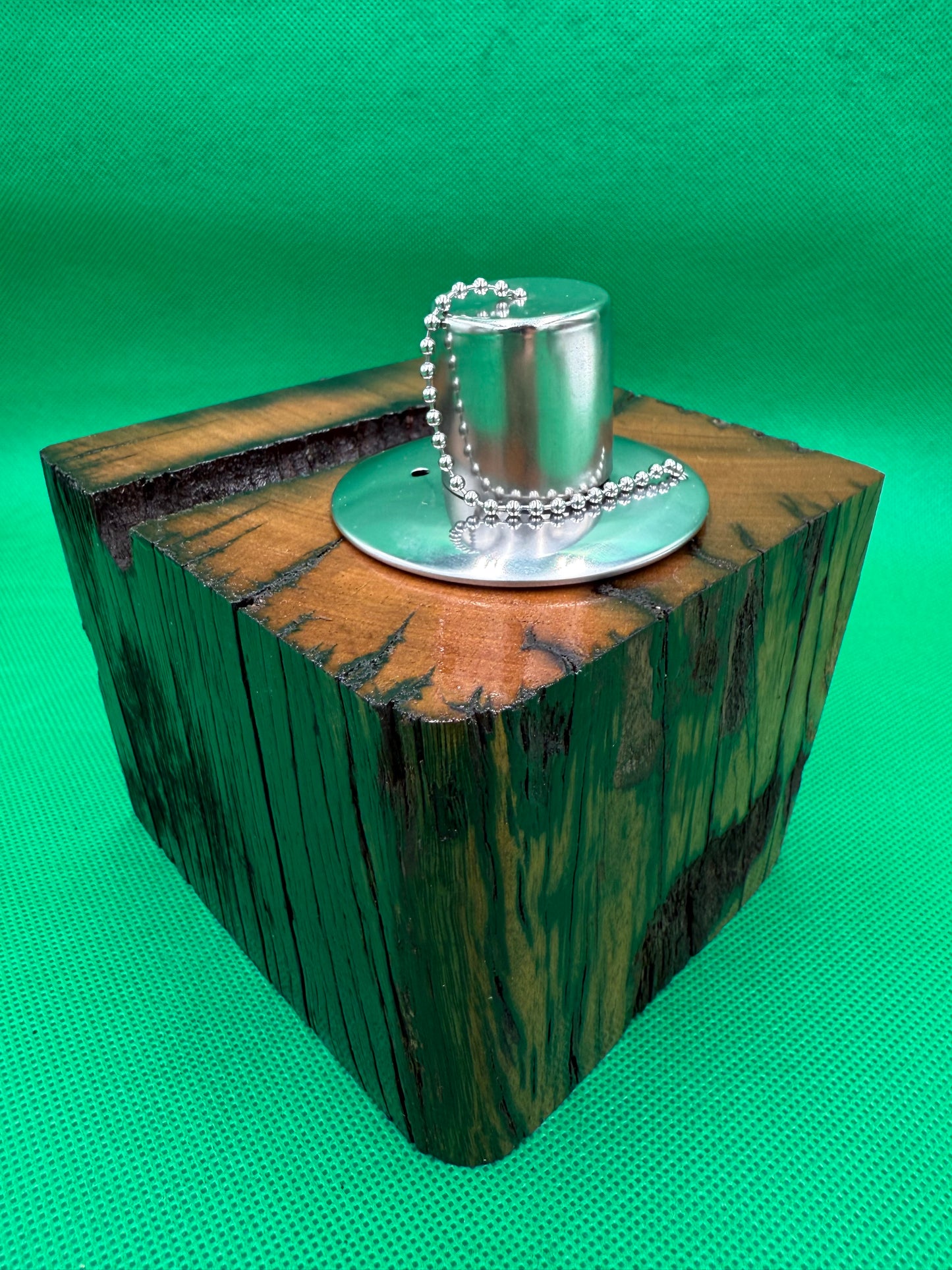 Recycled Wooden Oil Burner Small 33