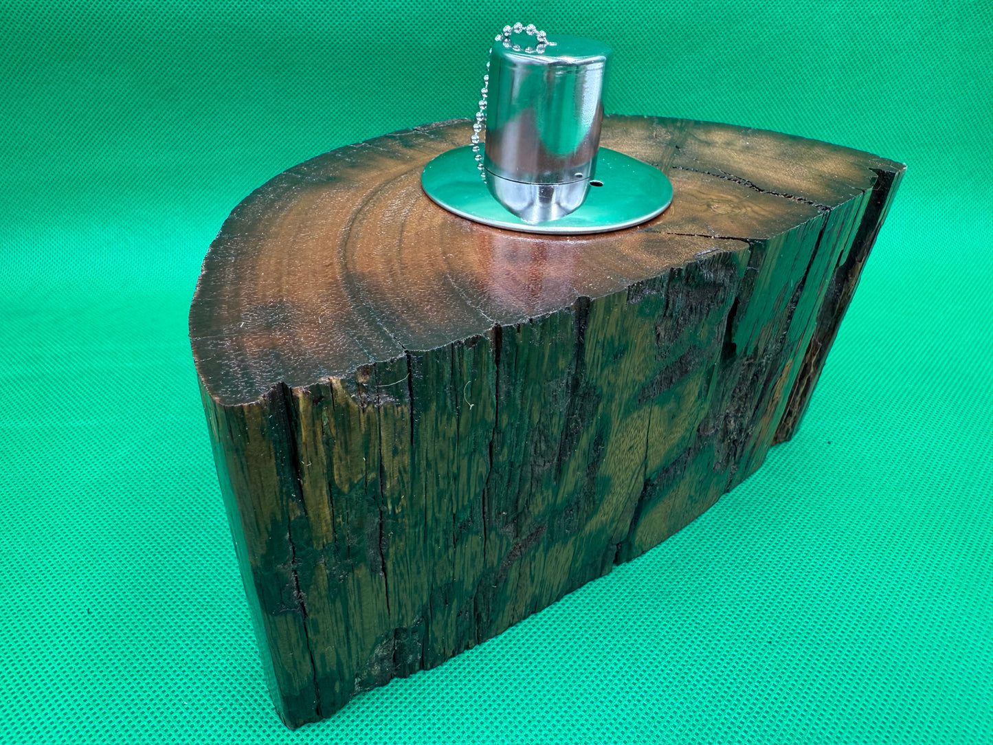 Recycled Wooden Oil Burner Large 16