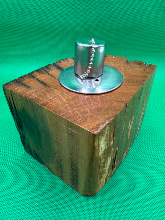 Recycled Wooden Oil Burner Small 44