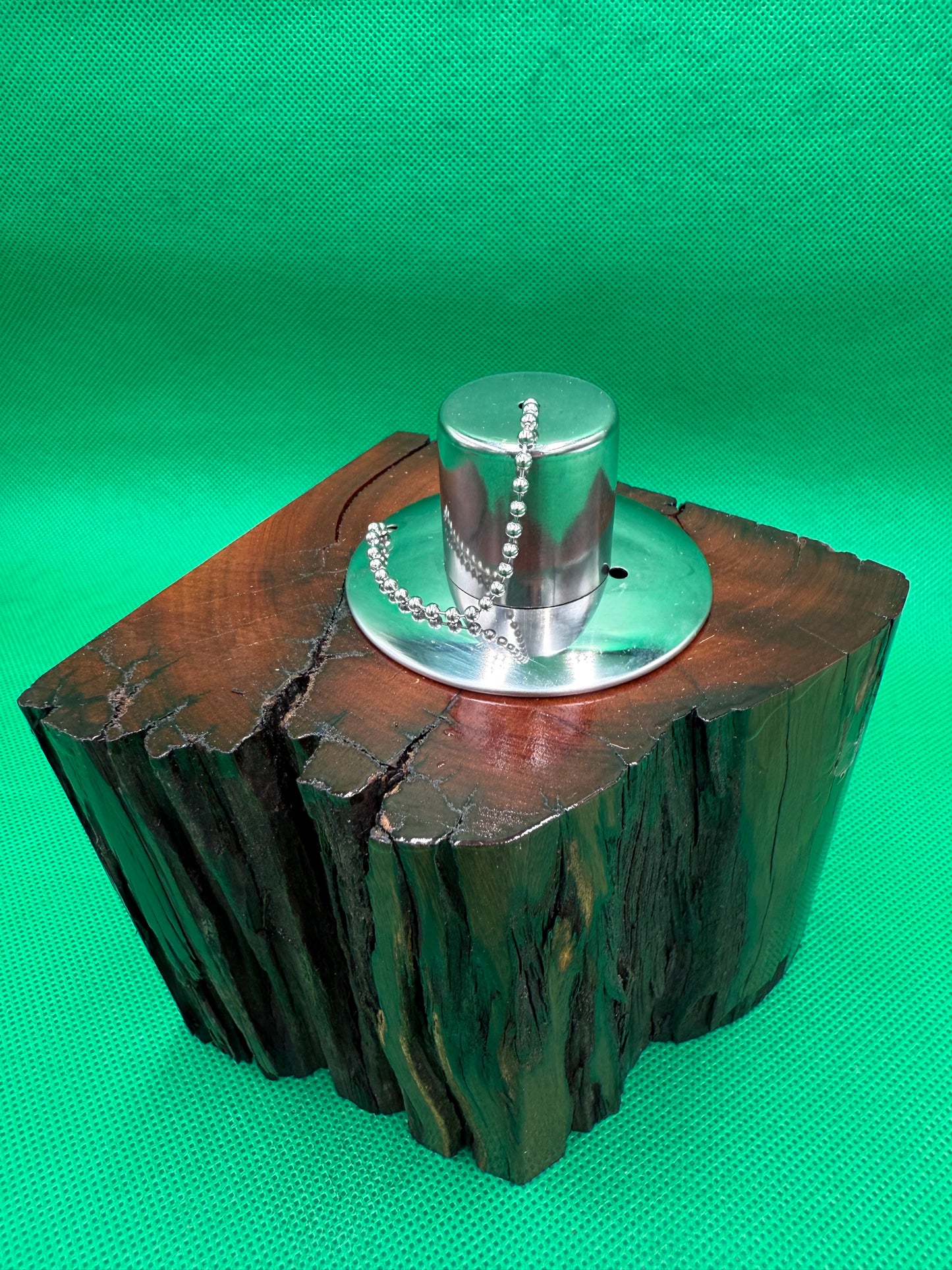 Recycled Wooden Oil Burner Small 27