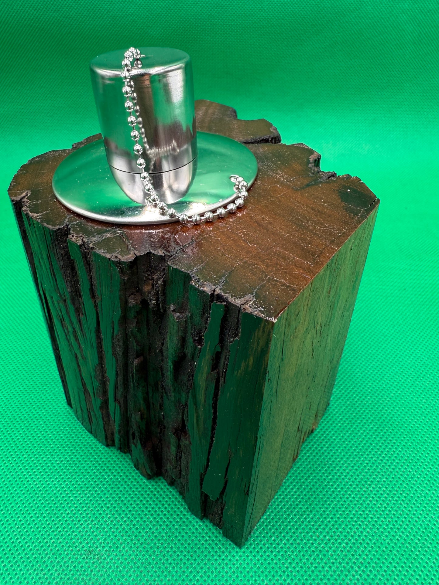 Recycled Wooden Oil Burner Small 10