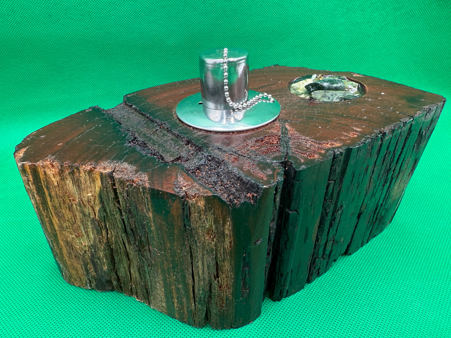 Recycled Wooden Oil Burner Large 60