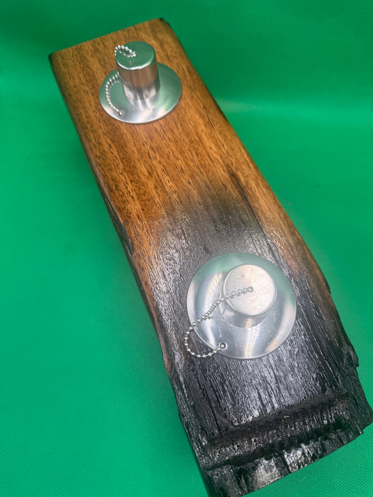 Log Recycled Wooden Oil Burner 108