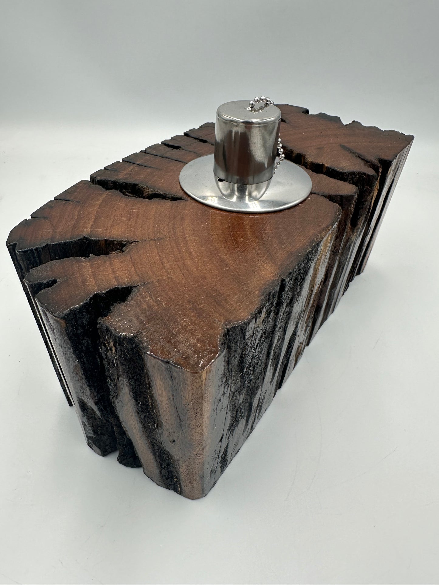 Recycled Wooden Oil Burner Large 96