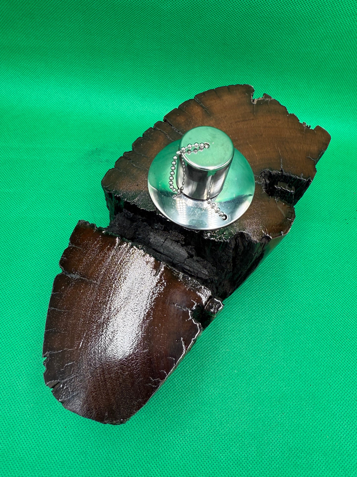 Recycled Wooden Oil Burner 100