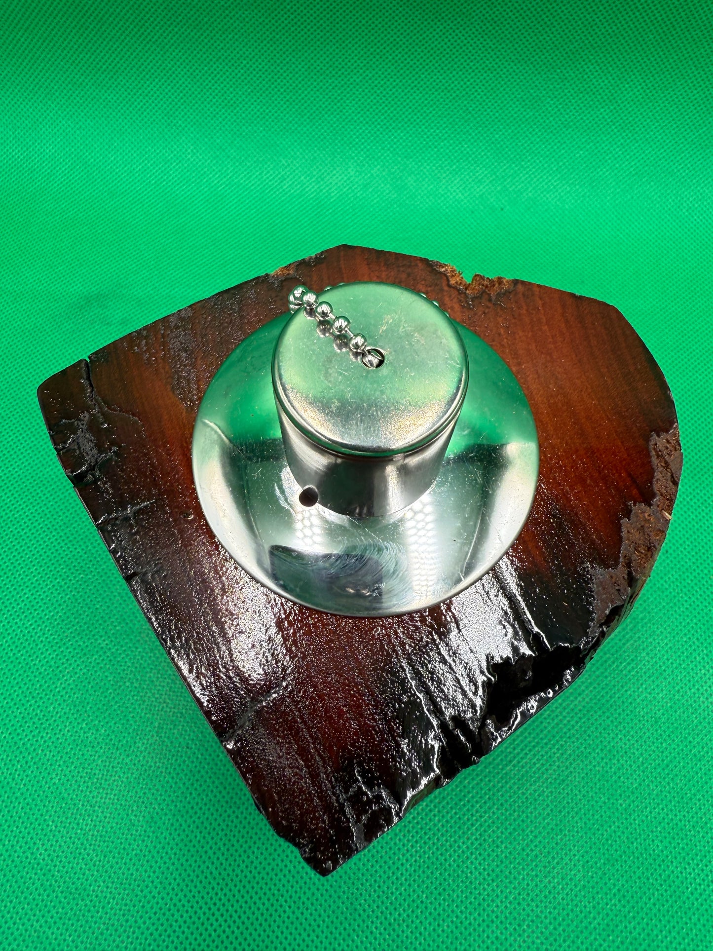 Recycled Wooden Oil Burner Small 3