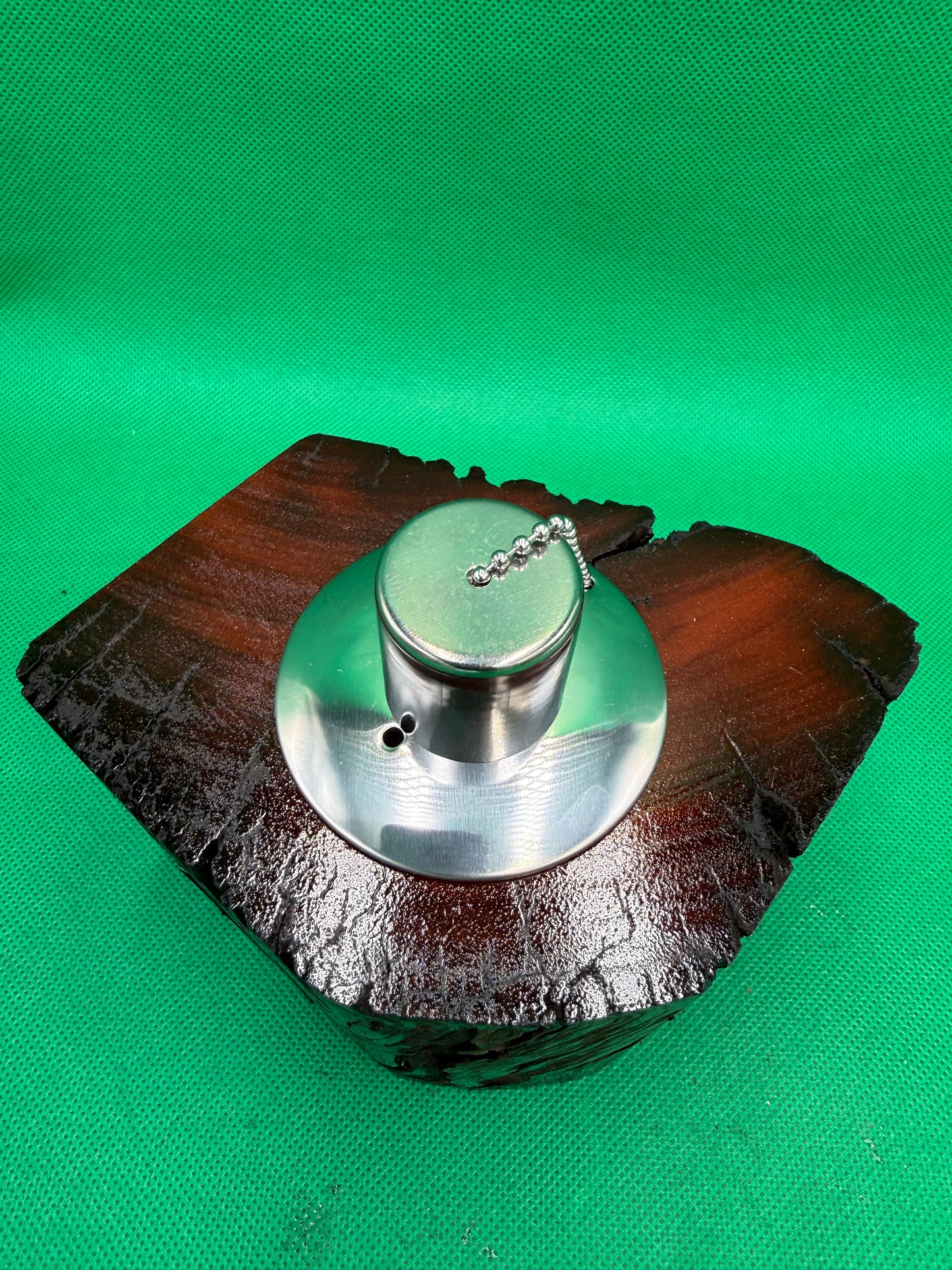 Recycled Wooden Oil Burner Small 3