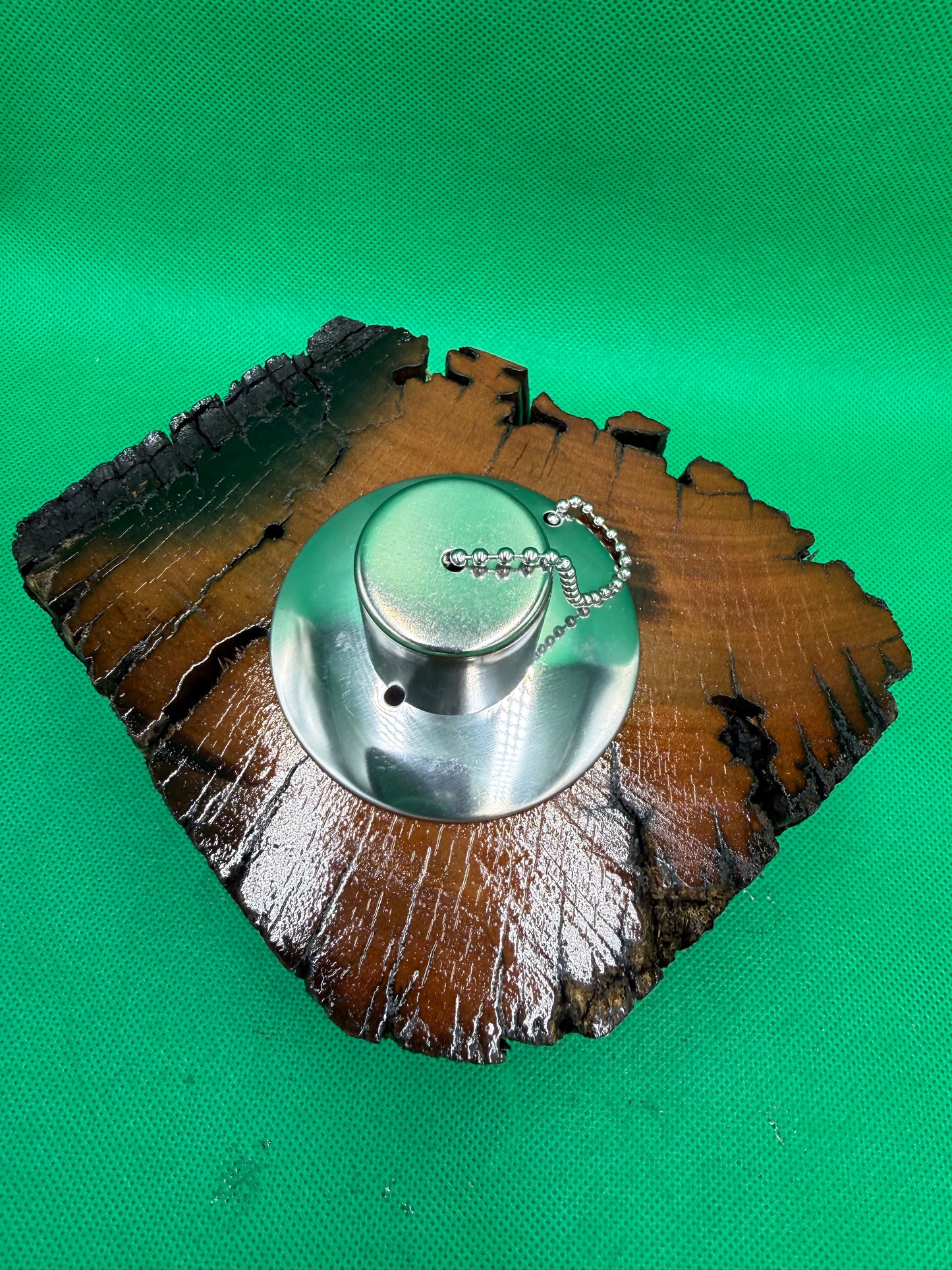 Recycled Wooden Oil Burner Small 41