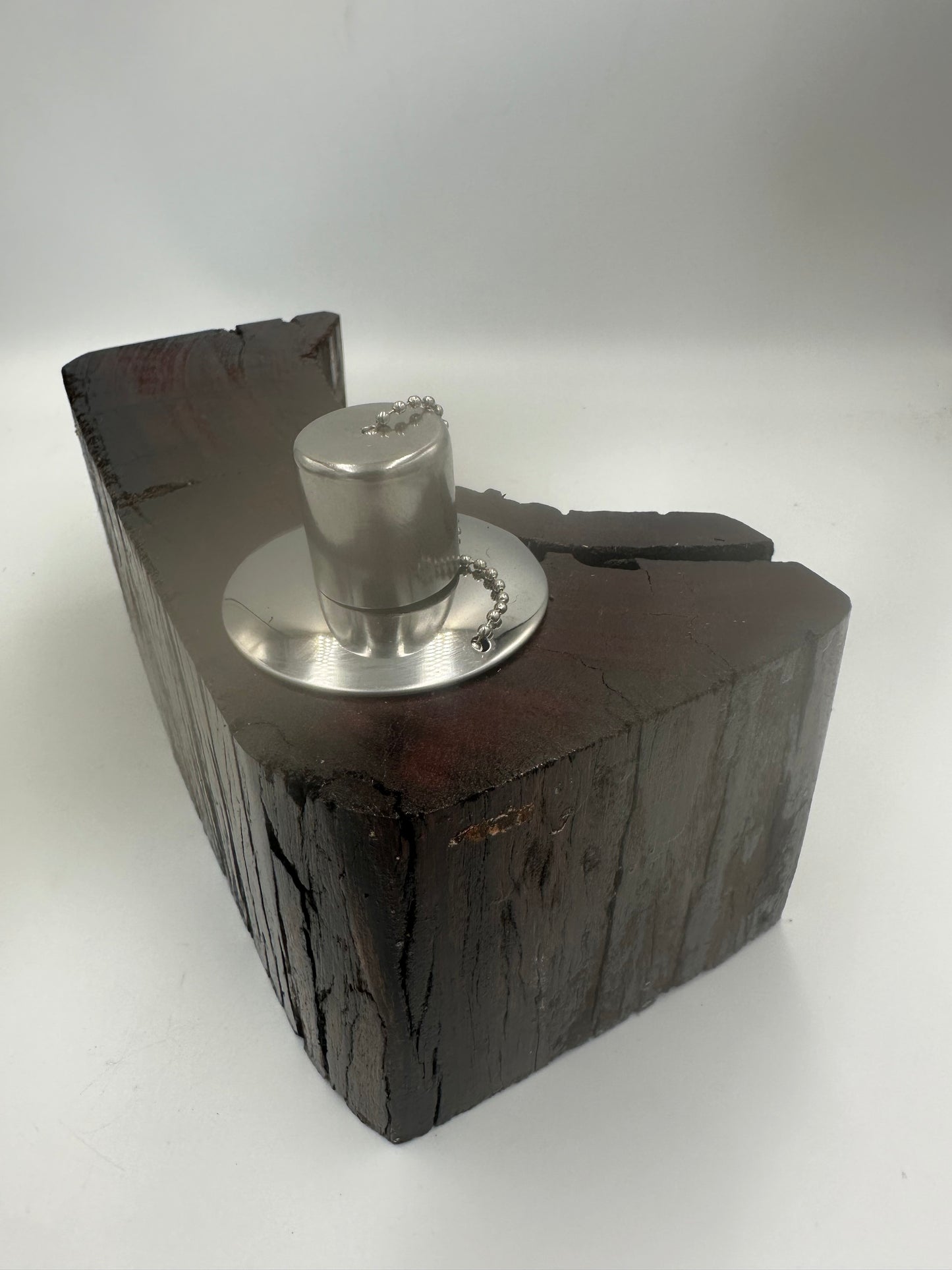 Recycled Wooden Oil Burner Large 37