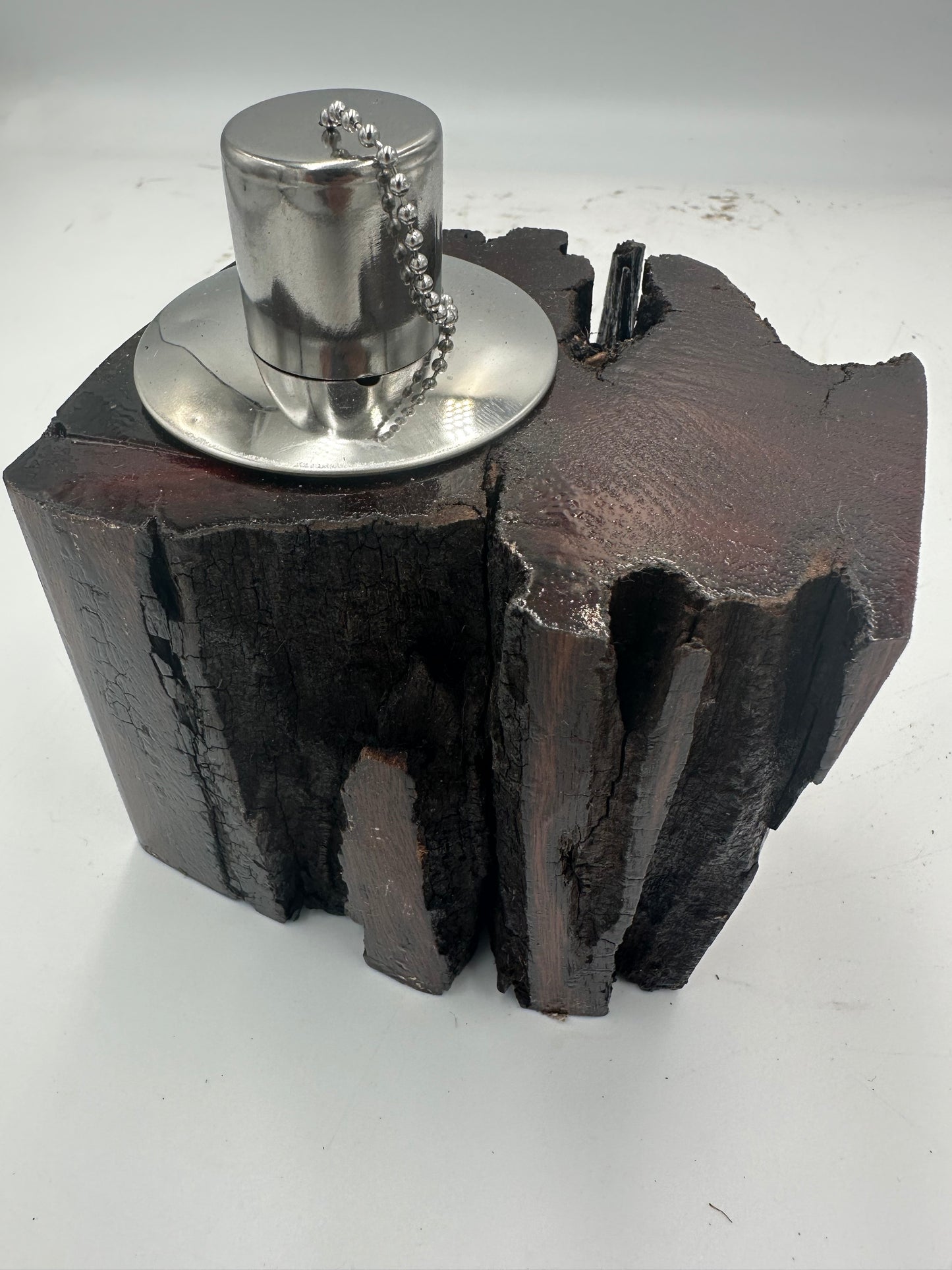 Recycled Wooden Oil Burner Small 88